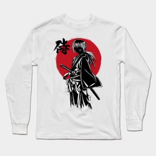 Kenshin sumi e Long Sleeve T-Shirt